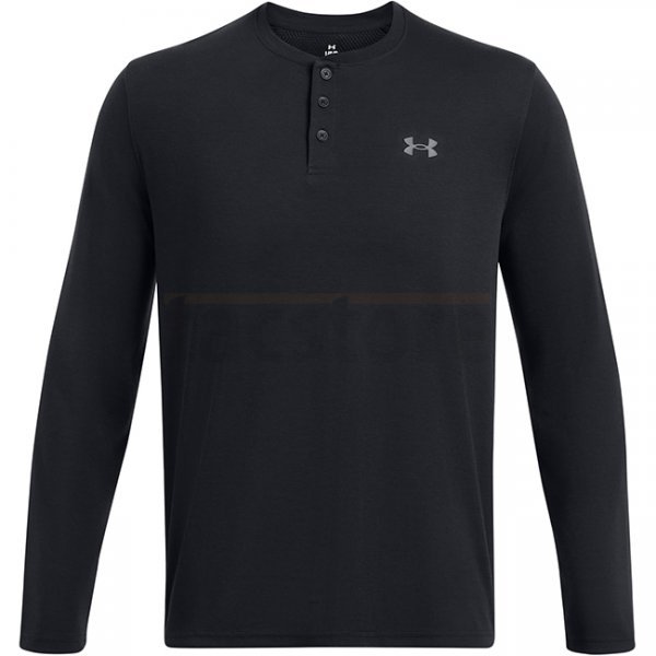 Under Armour Mens Expanse Henley - Black / Grey - S