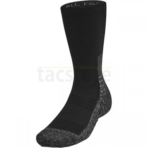 Under Armour All Weather Wool Boot Socks - Black / Anthracite / Grey - L