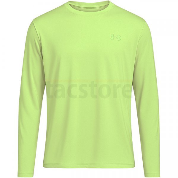 Under Armour Mens Fish Elite Long Sleeve - Sonic Yellow / White - 3XL