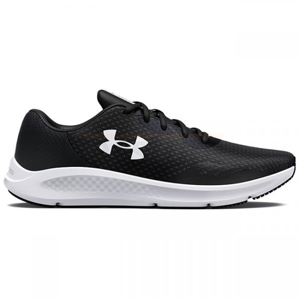 Under Armour Charged Pursuit 3 Running Shoes - Black / White - 9.5