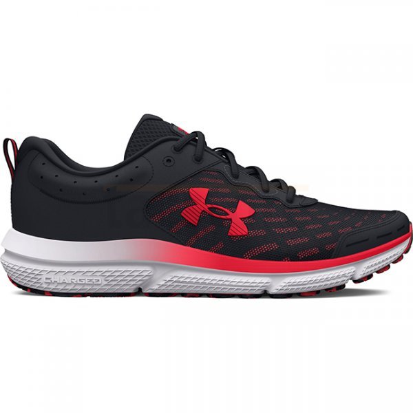 Under Armour Mens Charged Assert 10 Running Shoes - Black / Red - 10