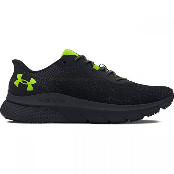 Under Armour Mens HOVR Turbulence 2 Running Shoes - Black / High Vis Yellow - 10.5