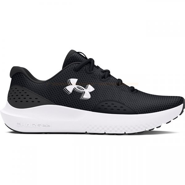 Under Armour Womens Charged Surge 4 Running Shoes - Anthracite / White - 11