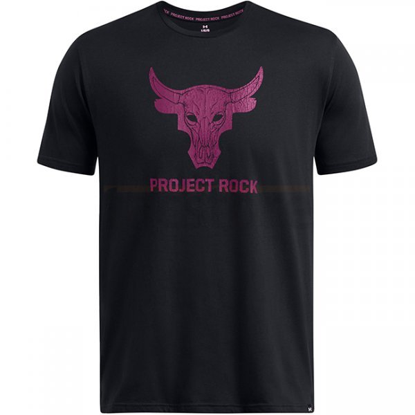 Under Armour Project Rock Payoff T-Shirt - Black / Purple Gemini - M