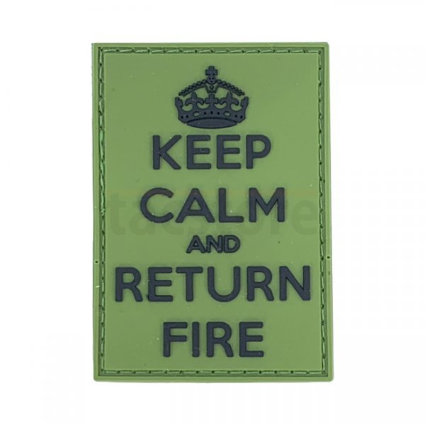 Pitchfork Keep Calm Return Fire Patch - Green
