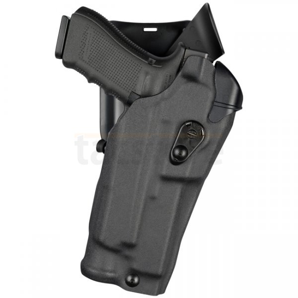 Safariland 6395RDS ALS Low-Ride Hardshell STX Cordura Finish Holster Glock 17 RedDot & TacLight - Black - Droit