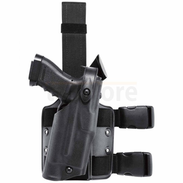 Safariland 6304 ALS/SLS Tactical Holster Glock 19/19X/23 & TacLight - Coyote - Right