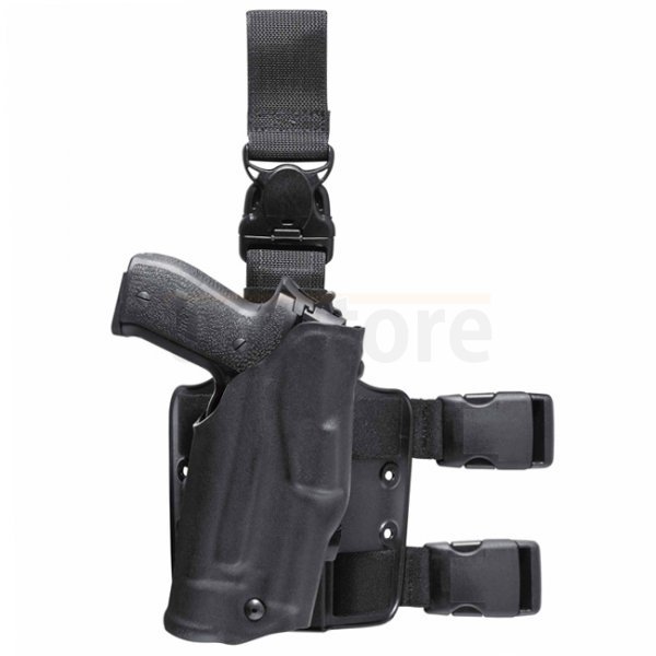 Safariland 6355 ALS Tactical Holster H&K VP9 & TacLight - Black - Right