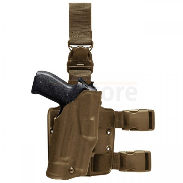 Safariland 6355 ALS Tactical Holster H&K VP9 & TacLight - Coyote - Right