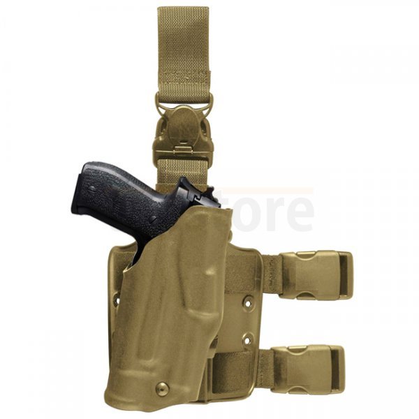 Safariland 6355 ALS Tactical Holster H&K VP9 & TacLight - Dark Earth - Right