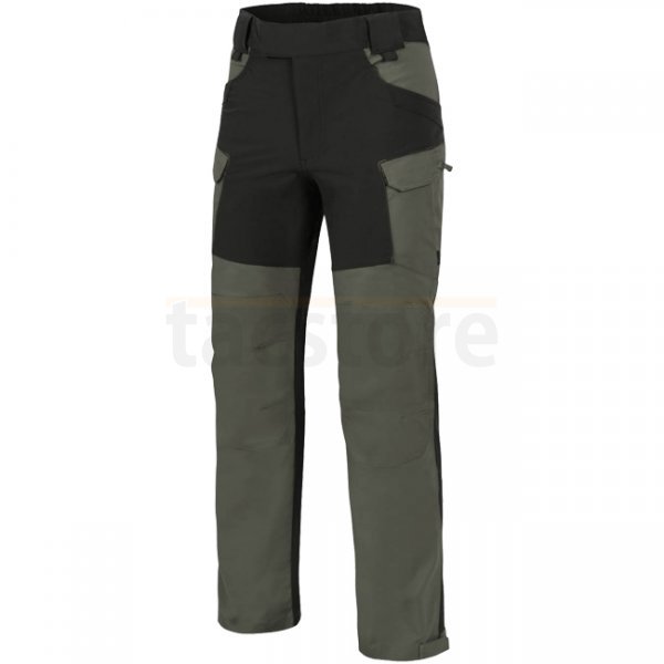 Helikon-Tex Hybrid Outback Pants Duracanvas - Taiga Green / Black - 3XL - Short
