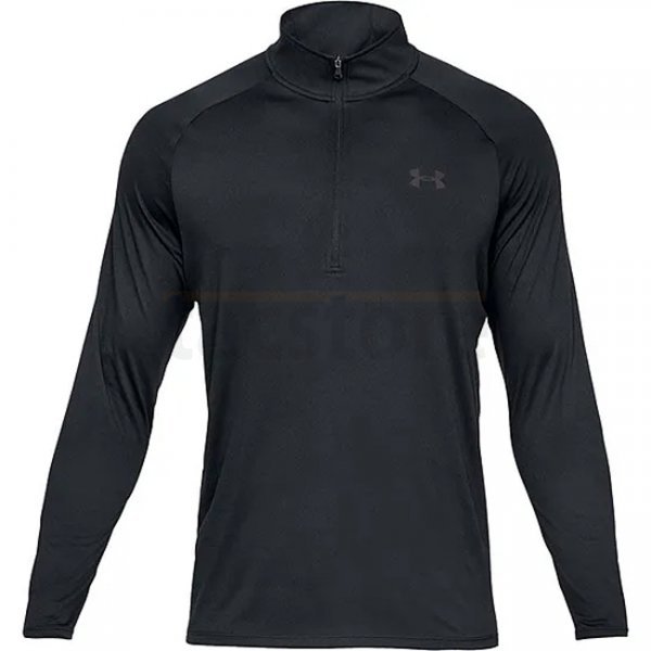 Under Armour Tech 1/2 Zip Long Sleeve - Black - L