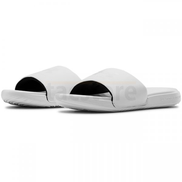 Under Armour Womens UA Ansa Fixed Slides - White - 9