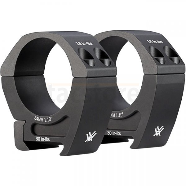 Vortex Optics Pro 34mm Riflescope Rings - Medium